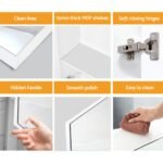 Cefito Bathroom Vanity Mirror with Storage Cabinet - White - Image 6