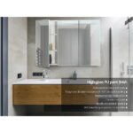 Cefito Bathroom Mirror Cabinet 1200x720mm White - Image 4