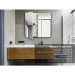 Cefito Bathroom Mirror Cabinet 750x720mm White - Image 4