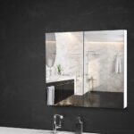 Cefito Bathroom Mirror Cabinet 750x720mm White - Image 7