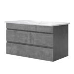 Cefito Vanity Unit 915mm with Basin Grey - Image 3