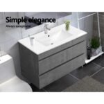 Cefito Vanity Unit 915mm with Basin Grey - Image 6