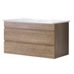Cefito Vanity Unit 915mm with Basin Oak - Image 3
