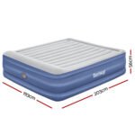 Bestway Air Mattress King Inflatable Bed 56cm Airbed Blue - Image 2