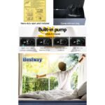 Bestway Air Mattress King Inflatable Bed 56cm Airbed Blue - Image 7