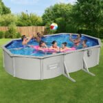 Bestway Swimming Pool 610 x 366cm Steel Frame Round Pool Set w/ Filter Ladder - Image 7