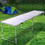 Weisshorn Folding Camping Table 240CM Portable Outdoor Picnic BBQ Aluminium Desk - Image 7