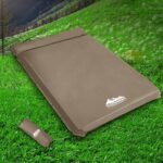 Weisshorn Self Inflating Mattress 10CM Camping Sleeping Mat Air Double Coffee - Image 7