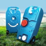 Weisshorn 40L Portable Wheel Water Tank Camping Caravan Storage Blue - Image 7