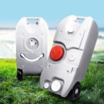 Weisshorn 40L Portable Wheel Water Tank Camping Caravan Storage Grey - Image 7