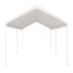 Instahut Carports 3x6m Carport Kits Steel Shelter Gazebo Canopy Garage Portable Garden Shed - Image 4