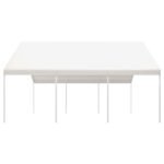 Instahut Carports 6x6m Carport Kits Steel Shelter Gazebo Canopy Garage Portable Garden Shed - Image 3