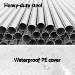 Instahut Carports 6x6m Carport Kits Steel Shelter Gazebo Canopy Garage Portable Garden Shed - Image 5