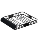 Giantz Universal Car Roof Rack Basket Luggage Vehicle Cargo Carrier 111cm Black - Image 2