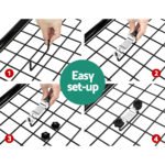 Giantz Universal Car Roof Rack Basket Luggage Vehicle Cargo Carrier 123cm Black - Image 6