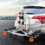 Giantz 4 Bicycle Bike Carrier Rack Car Towbar Hitch Ball Mount Tail light Silver - Image 7