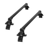 Universal Car Roof Racks Pod Aluminium Cross Bars Brackets 145cm Black - Image 3