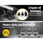 Universal Car Roof Racks Pod Aluminium Cross Bars Brackets 145cm Silver - Image 6