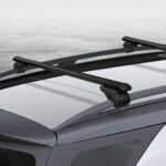 Universal Car Roof Racks Pod Aluminium Cross Bars Adjustable 108cm Black - Image 7