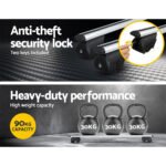 Universal Car Roof Racks Pod Aluminium Cross Bars Upgraded Holder 111cm Silver - Image 6