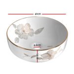 Cefito Bathroom Basin Ceramic Vanity Sink Hand Wash Bowl with Pattern 41x41cm - Image 2