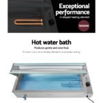 Devanti Commercial Food Warmer Bain Marie 3 Electric Buffet Pans - Image 4