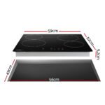 Devanti Electric Ceramic Cooktop 60cm Touch Control - Image 3