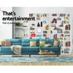 Artiss Bookshelf CD Storage Rack - BERT White - Image 5