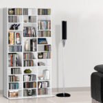 Artiss Bookshelf CD Storage Rack - BERT White