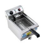Devanti 3000W Electric Deep Fryer 10L Stainless Steel Fryer w/ Basket & Lid - Image 2