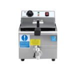 Devanti 3000W Electric Deep Fryer 10L Stainless Steel Fryer w/ Basket & Lid - Image 4