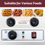 Devanti 3000W Electric Deep Fryer 10L Stainless Steel Fryer w/ Basket & Lid - Image 8