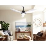 Devanti 48'' Ceiling Fan DC Motor w/Light w/Remote - White - Image 7