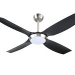 Devanti 52'' Ceiling Fan DC Motor w/Light w/Remote Black