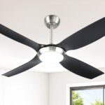 Devanti 52'' Ceiling Fan DC Motor w/Light w/Remote Black - Image 7