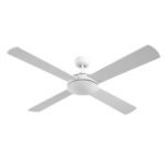 Devanti 52'' Ceiling Fan DC Motor 4 Blades w/Remote - White - Image 2