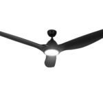 Devanti 64 Inch Ceiling Fan DC Motor w/Light w/Remote - Black - Image 7