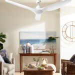 Devanti 64'' Ceiling Fan DC Motor w/Light w/Remote - White - Image 7