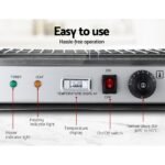 Devanti Commercial Food Warmer Hot Display Showcase Cabinet 54cm - Image 5