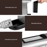 Devanti 20 Bar Coffee Machine Espresso Cafe Maker - Image 6