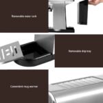 Devanti 20 Bar Coffee Machine Espresso Cafe Maker - Image 6