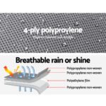 Weisshorn 20-22ft Caravan Cover Campervan 4 Layer UV Water Resistant - Image 3