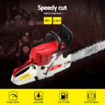 Giantz 58cc Petrol Chainsaw 20 Inch Bar Chain Saw Tree Pruner 2 Stroke E-Start - Image 5