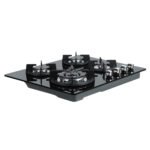 Devanti Gas Cooktop 60cm 4 Burner Black - Image 3