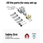 Devanti Gas Cooktop 60cm 4 Burner Silvir - Image 6