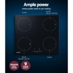 Devanti Induction Cooktop 60cm Electric Cooker - Image 5