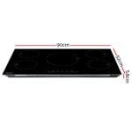 Devanti Induction Cooktop 90cm Electric Cooker - Image 2