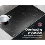 Devanti Induction Cooktop 90cm Electric Cooker - Image 7