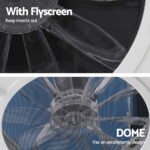 Weisshorn Caravan Air Vent Roof Hatch 12V Shower Fan Reversible Airlfow Rainy Use Camper - Image 4