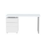 Artiss Computer Desk Drawer White 140CM - Image 3